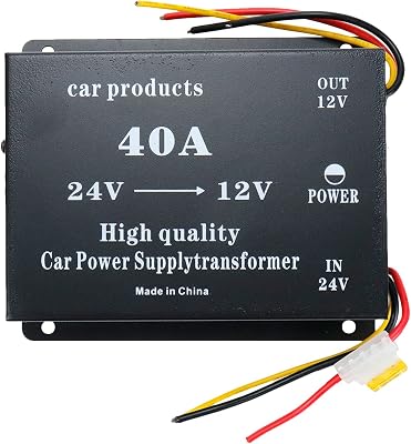 modengzhe 24v 至 12v 汽车电压调节器适用于汽车音频和视频导航系统